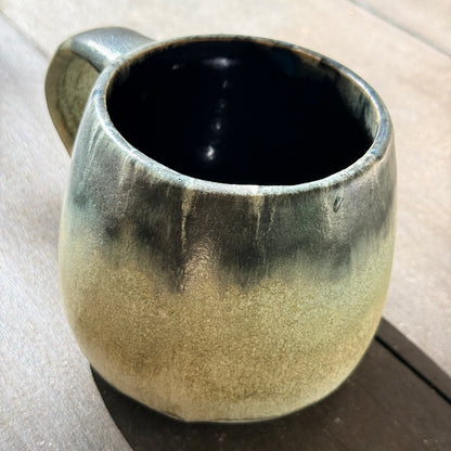 Handmade 16oz Stoneware Mug - Tropical Teal