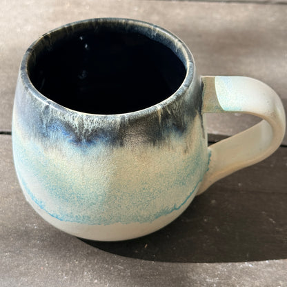Handmade 16oz Stoneware Mug - Norse Blue