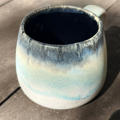 Handmade 16oz Stoneware Mug - Norse Blue