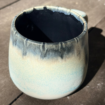 Handmade 16oz Stoneware Mug - Norse Blue